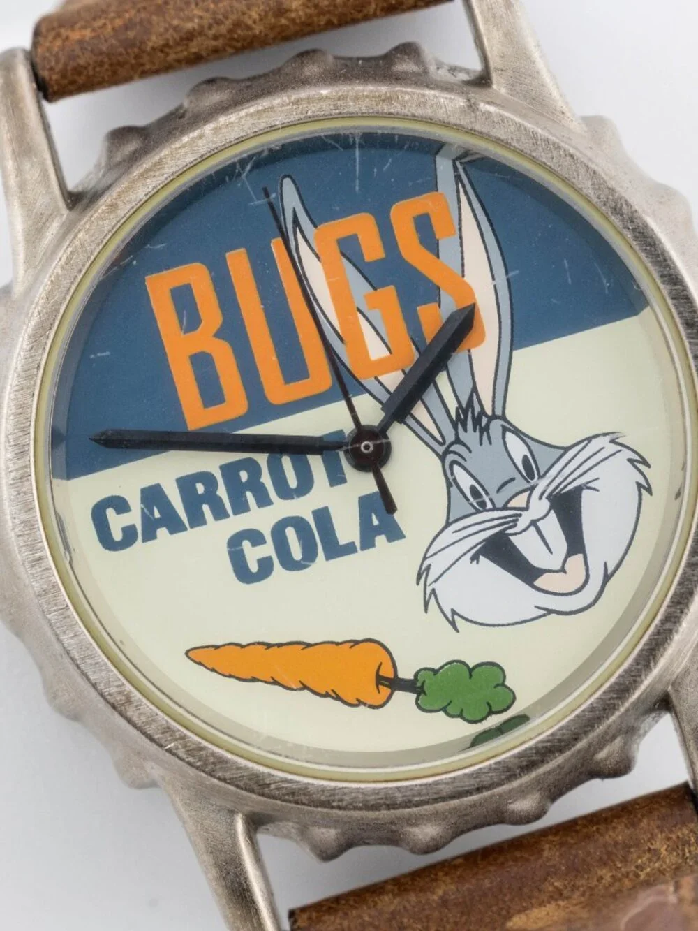 Vintage Warner Bros Bugs Bunny by Fossil Quartz Analog Unisex Watch New Battery